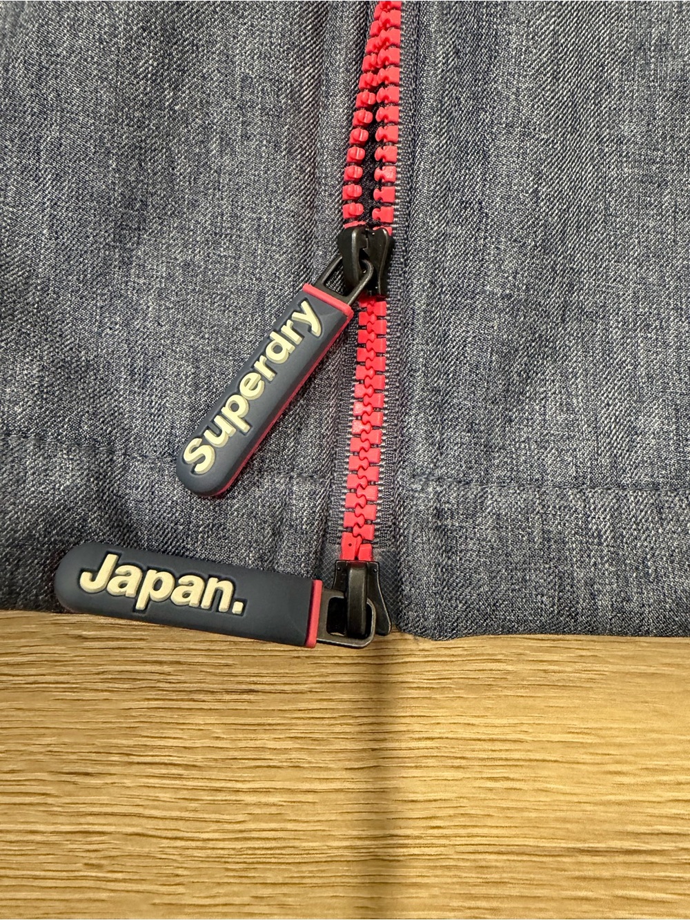 Superdry Red and Black Windtrekker Patch Jacket - Picture 4 of 5